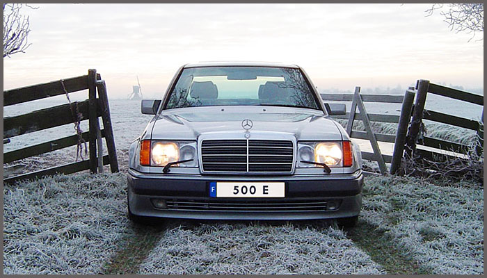 C'est vrai que la Mercedes 500E 